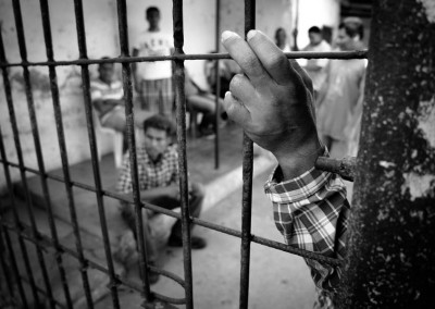 Inmates of "El Progreso" prison